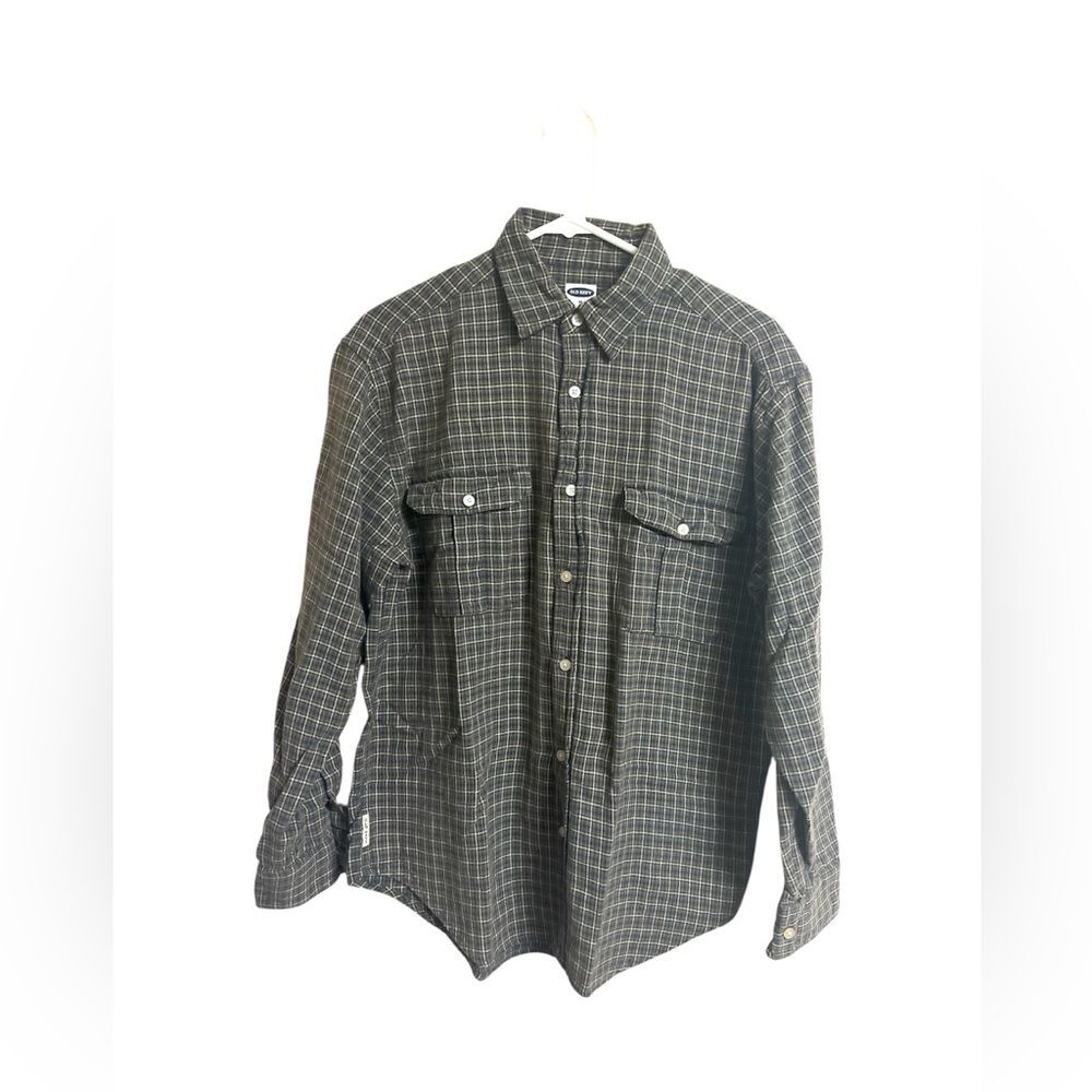 Old Navy Vintage Men’s Flannel Shirt Sz M